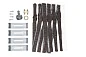 Газовая варочная панель Simfer H60Q40W471, решётки LAMA, автоподжиг