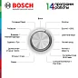 Стиральная машина Bosch WAN2420XME с загрузкой 8кг, инверторный двигатель, отсрочка запуска, дозагрузка белья, белая
