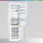 Двухкамерный холодильник Bosch KGN39XW30U, Serie 6. 366 л, No Frost, с дисплеем