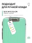 KfK-02-XS Чемодан пластиковый бирюзовый KFK размер XS
