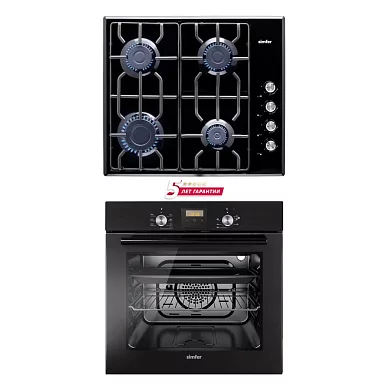 Комплект встраиваемой бытовой техники S66B570, варочная панель и духовой шкаф