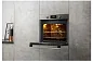 Встраиваемый электрический духовой шкаф Hotpoint 66 л, откидной гриль, 6 режимов, очистка паром, двойное стекло