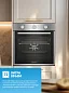 Электрический духовой шкаф INDESIT (60см), 6 режимов, гриль + конвекция, таймер, тройное стекло, нержавеющая сталь