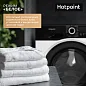 Узкая стиральная машина Hotpoint (6кг), 16 программ, функция обработки паром, быстрая стирка