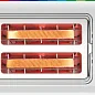 Тостер Bosch TAT3P421 (970Вт, 2 тоста, решетка для подогрева булочек, 6 степеней обжаривания)