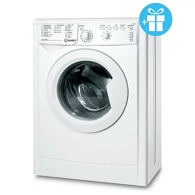 Узкая стиральная машина Indesit (4кг), технология Eco Time, функцией отложенного старта, 800 об/мин, белый