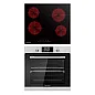 Комплект бытовой техники GRESSEL U66D69M14S01 (духовой шкаф 60см и варочная панель стеклокерамическая 60см)