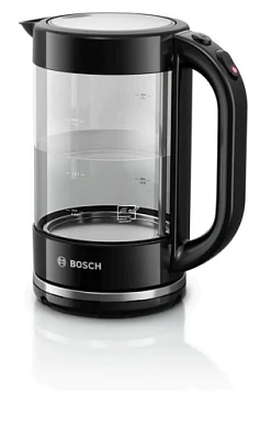 Электрочайник Bosch 1.7 л, 2400 Вт, фильтр, термостойкое стекло