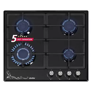 Газовая варочная поверхность Simfer H60V41B522 (газ-контроль)