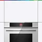 Духовой шкаф Bosch HBG7741W1 Serie 8, пиролитическая очистка , 4 стекла, доводчик двери, AitFry, сенсорное управление