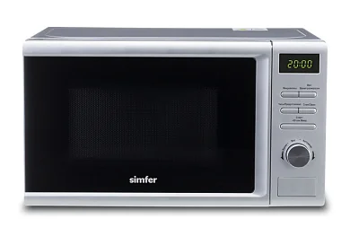 Микроволновая печь соло Simfer MD2270, 20 литров, 700 Вт, серая