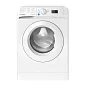 Узкая стиральная машина автомат Indesit, 5 кг, 16 программ, инвертор, обработка паром, экспресс-стирка 30 мин