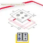 Газовая варочная панель H60V41W517