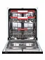 Встраиваемая посудомоечная машина Gressel UBB625 60 см, 3 корзины, 6 программ, 14 комплектов, луч на полу, отложенный старт